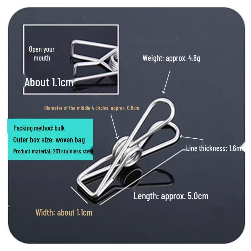 Windproof Stainless Steel Clothes and Quilt Clips: For Quilts, Pants, Socks, and More