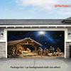 2D flat surface, 1 piece of banner background depicting the Nativity scene, UV printed for durabilityZL