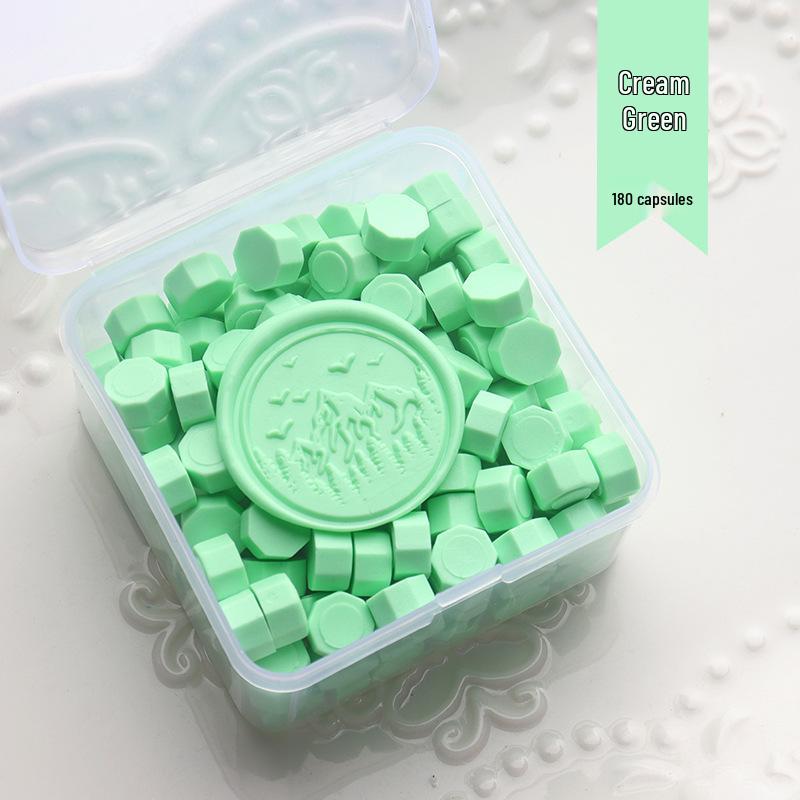 Matte Octagonal Sealing Wax Beads - Ice Cream Color Series for Wedding Invitations