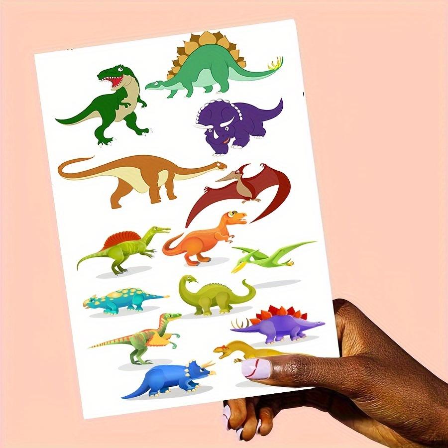 1pc/3pcs Big Dinosaur Party Temporary Tattoo Transfers, Tyrannosaurus T-Rex And More Festive Body Stickers, Cartoon Fake Tattoos For Boys And Girls