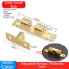 Cabinet Door Touch Ball Latch Made of Solid Brass with Adjustable Tension for Wardrobe Drawer 58.5mm 66mm 40mm