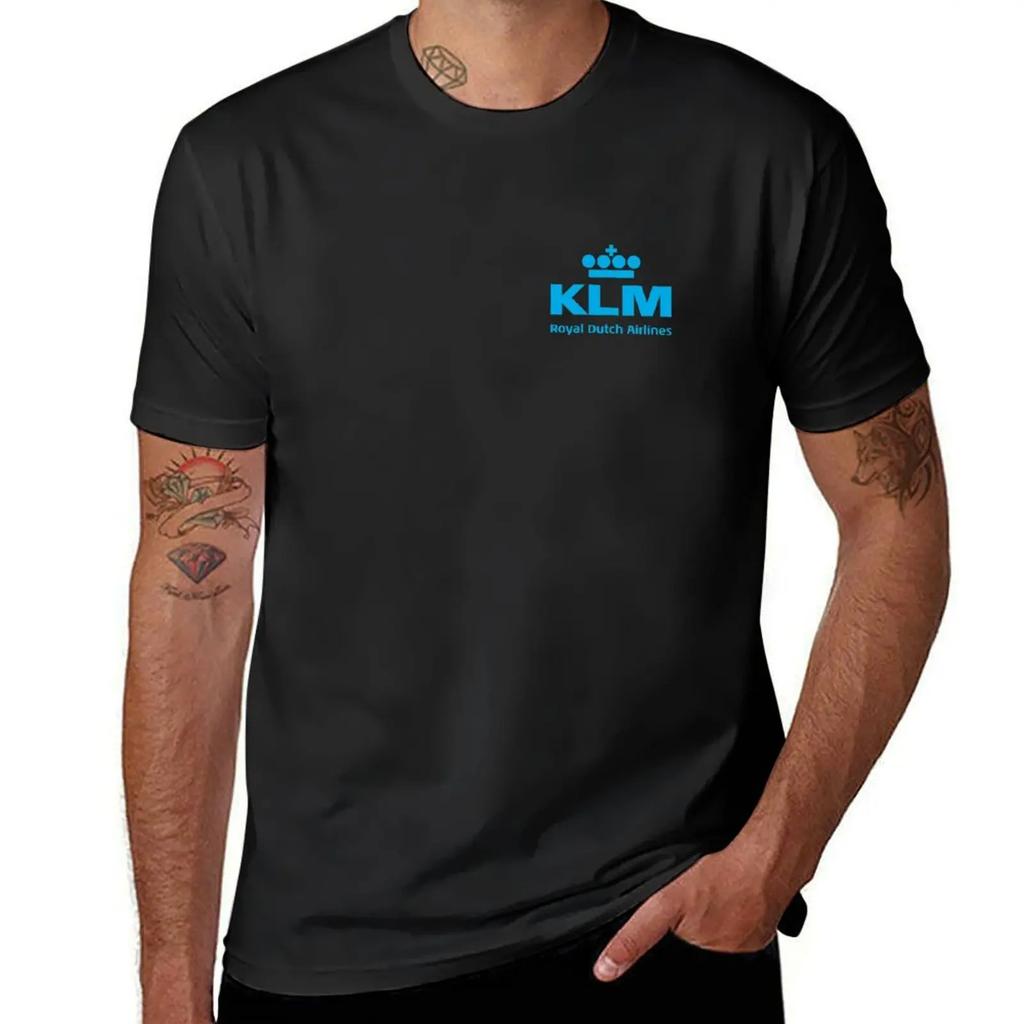 KLM Royal Dutch Airlines Logo TShirt Sweat Anime Stuff Custom T Shirt Sweat Shirts Unisex