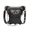 SHELKSBAG Quality New Steampunk Style Chain Bag Single Shoulder Crossbody Bags Multi Carrying Moto Waist Bag Leg Bag Fanny Pack