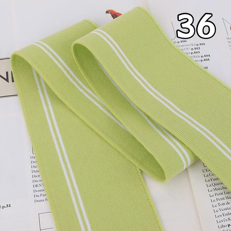 90x6cm Elastic Knitted Fabric DIY Rib Neckline Cuff Hem Knitted Fabric Sewing Baseball Uniform Jacket Clothing Supplies