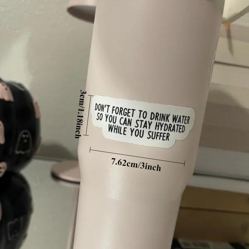 Don't Forget To Drink Water Sticker, Cool Stickers, Sarcastic Stickers, Funny Stickers, Adhd Stickers, Waterbottle Stickers, Laptop Stickers