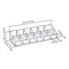 12 Slot Acrylic Nail Polish Organizer, Lipstick Holder, Lip Gloss Organizer, Cosmetic Storage Display, Perfect Storage Solution