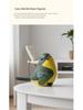 Elegant Enamel Magpie Figurine: High-Quality Small Bird Decoration for the Home