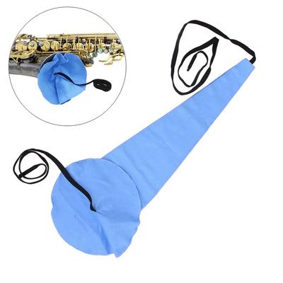 Panno per la pulizia della camera interna del sassofono in microfibra blu per clarinetto / corno / strumenti a fiato sax