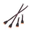 2Pcs/set Balanced Head Charger Extension Cable For 2-6S Lithium Batteries Suitable For HOTA A6 A12