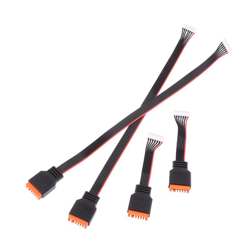 2Pcs/set Balanced Head Charger Extension Cable For 2-6S Lithium Batteries Suitable For HOTA A6 A12