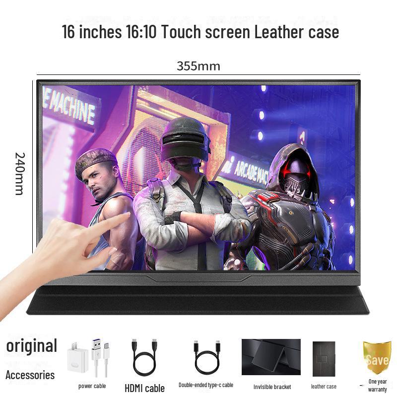 14/15.6-inch Touchscreen Portable Display for Laptop, PS4, Switch Expansion