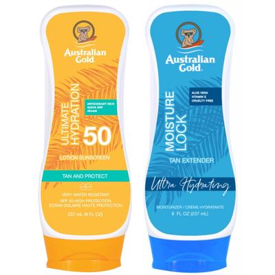 Australian Gold SPF50 Sunscreen + Moisture Lock 237ml
