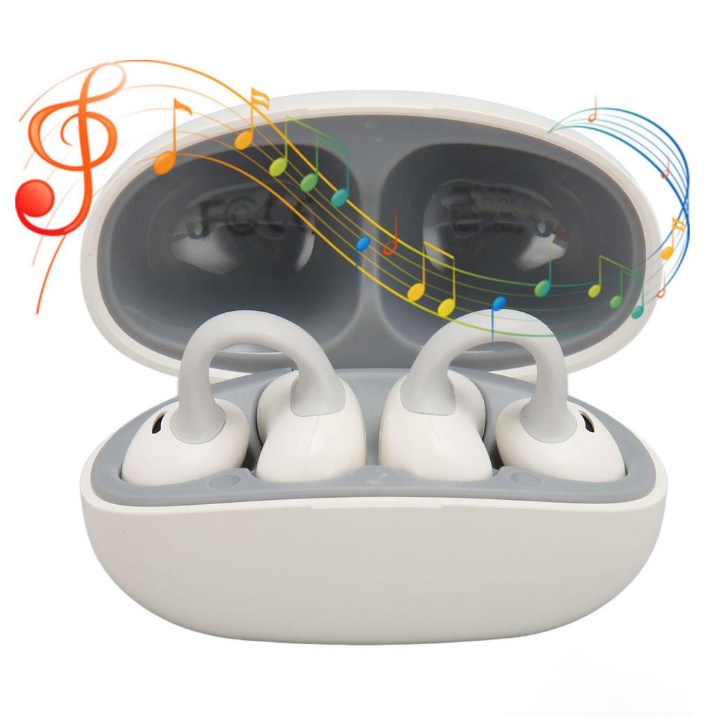 r Clip rbuds HiFi Stereo Noise Canceling 55H Wireless Clip On rphone for Sports Travel Gym