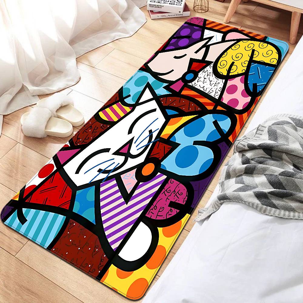 B-Britto Kitchen Mat Cheaper Anti-slip Modern Living Room Balcony Printed Modern Home Decor