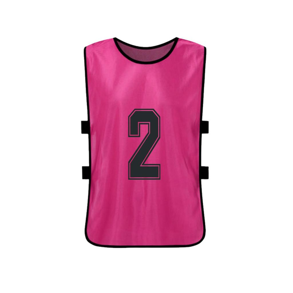 12 PCS Débardeurs de Football pour Enfants 2 Couleurs Séchage Rapide Maillots de Football Sports de Jeunes Entraînement d'Équipe de Basket-ball