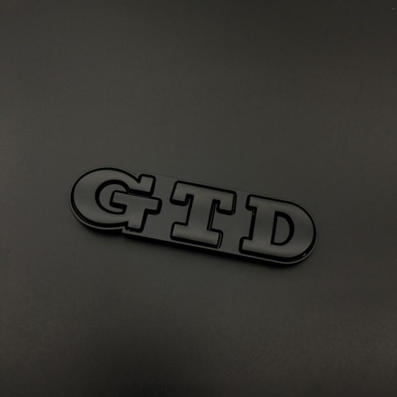 3D Metal GTD Logo Car Stickers Decals Front Hood Grill Emblem Badge for GTD Go-lf 2 4 5 6 7 8 R MK4 MK5 MK6 MK7 MK3 MK2