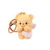 Adorable Cartoon Butter Bear Keychain Pendant: Cute Bag Charm & Couple Gift