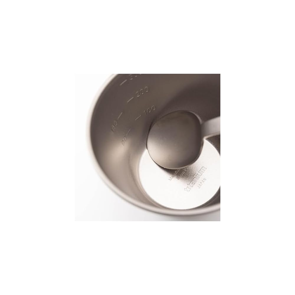 Snow Peak Deep Titanium Sierra Cup with Lid E-314 Lightweight Camping Outdoor Gear