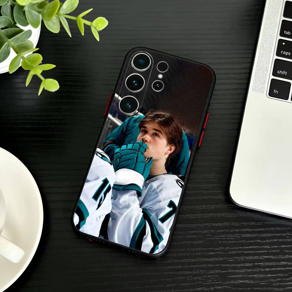 

Ice Hockey Player-Heated Rivalry Phone Case For Samsung S26,S25,S24,S23,S22,S30,S21,Ultra,Plus,FE 5G Black Soft Cover Samsung S225G