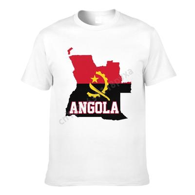 Angola Flagge Angolanische Länderkarte ES LIEGT IN MEINER DNA Herren Damen T-Shirt Jungen T-Shirts T-Shirt Hip Hop T-Shirts XS5XL 100% Baumwolle