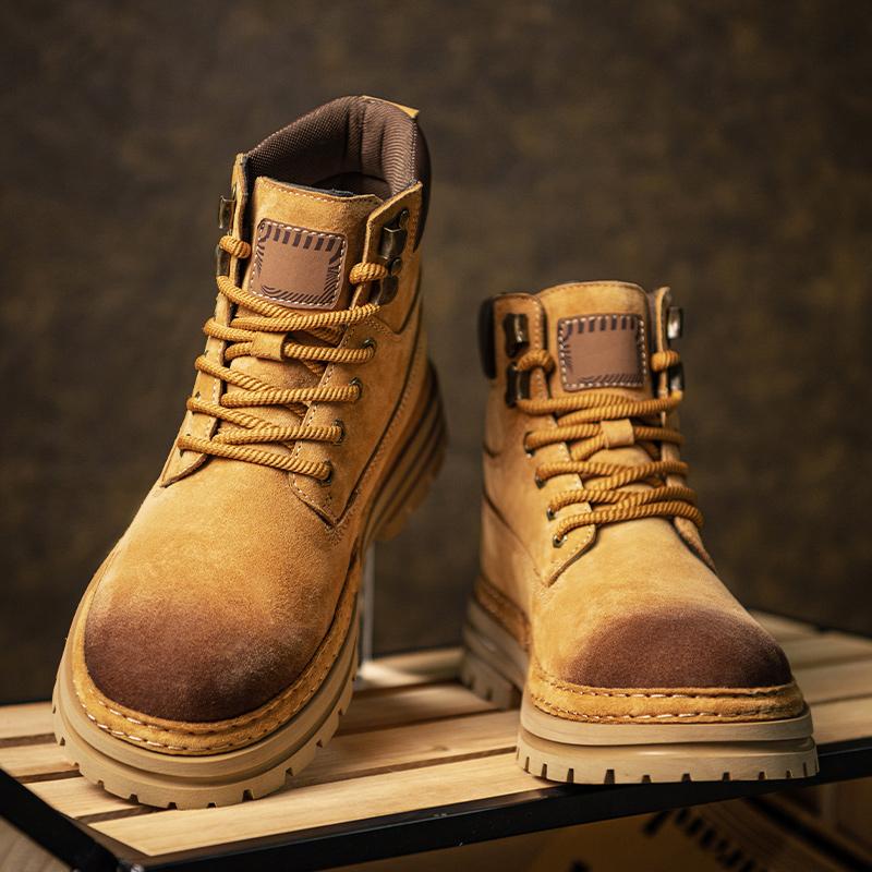 Autumn Winter Men Boots Waterproof Outdoor Ankle Boots For Men Tooling Boots