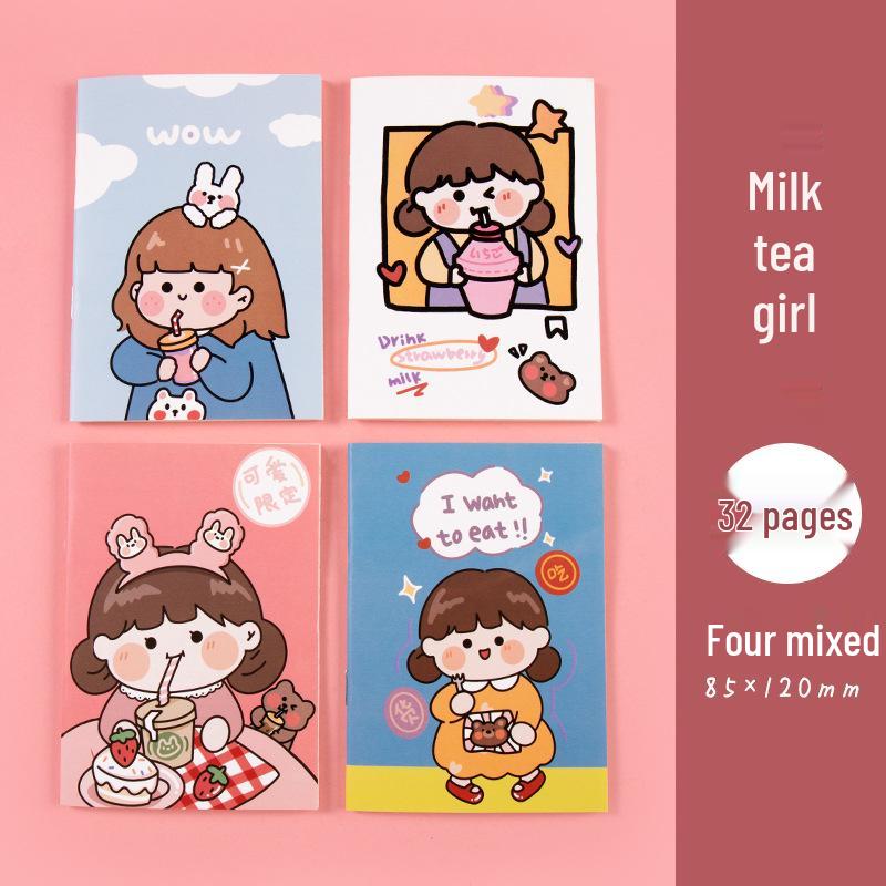 Compact Cute Softcover Mini Notepad for Students and Office Use