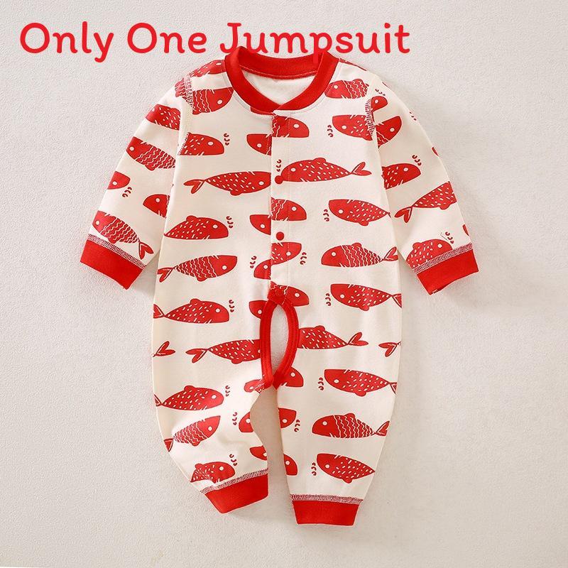 Baby Cotton Long Sleeve Romper With Open Crotch For Newborns Safe And Soft