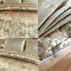 2/3 st Set av Ljus Lyx Sängkläder Hemtextil Europeisk Satin Jacquard Sängklädesset Påslakan Örngott Juego De Ropa De Cama