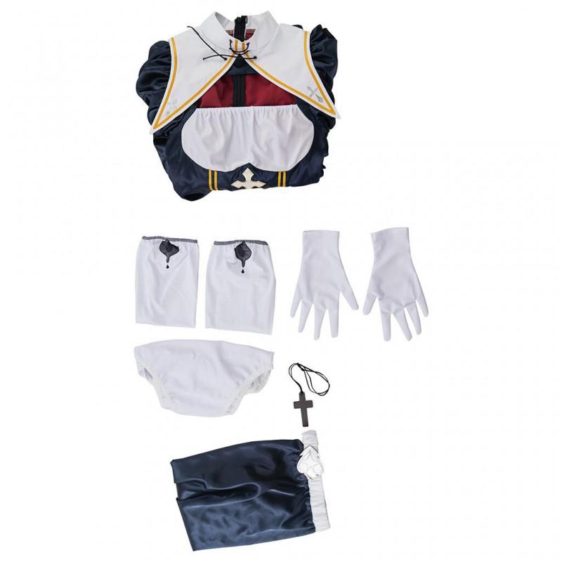 Charlotte Nun Cosplay Costume Anime Battle Outfit Roleplay Events