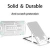 Cell Phone Stand, Foldable and Portability Travel Phone Holder, Adjustable Angle, Compatible with All Mobile Phones Tablet, Stable and Non Slip Base