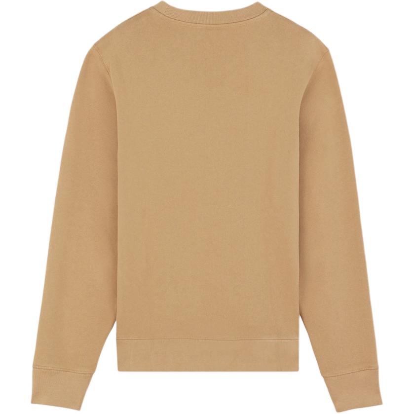 Maison Kitsune FW24 Round Neck Long Sleeve Pullover Casual Sweatshirt Men sweatshirt Chamomile LM00303KM0001-P242