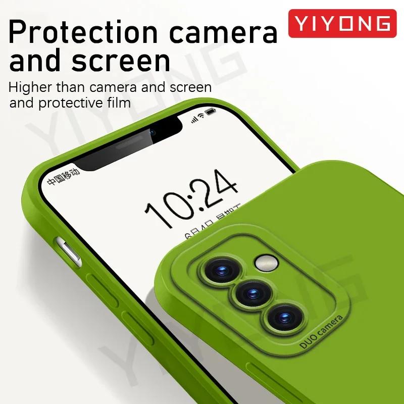 A54 A55 Case Silky Feel Liquid Silicone Soft Cover For Samsung Galaxy A55 A54 A53 A52 S A52s 5G A 55 54 53 52 Phone Cases