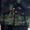 Sifen Jacke im chinesischen Stil mit Stickereien und Froschknöpfen