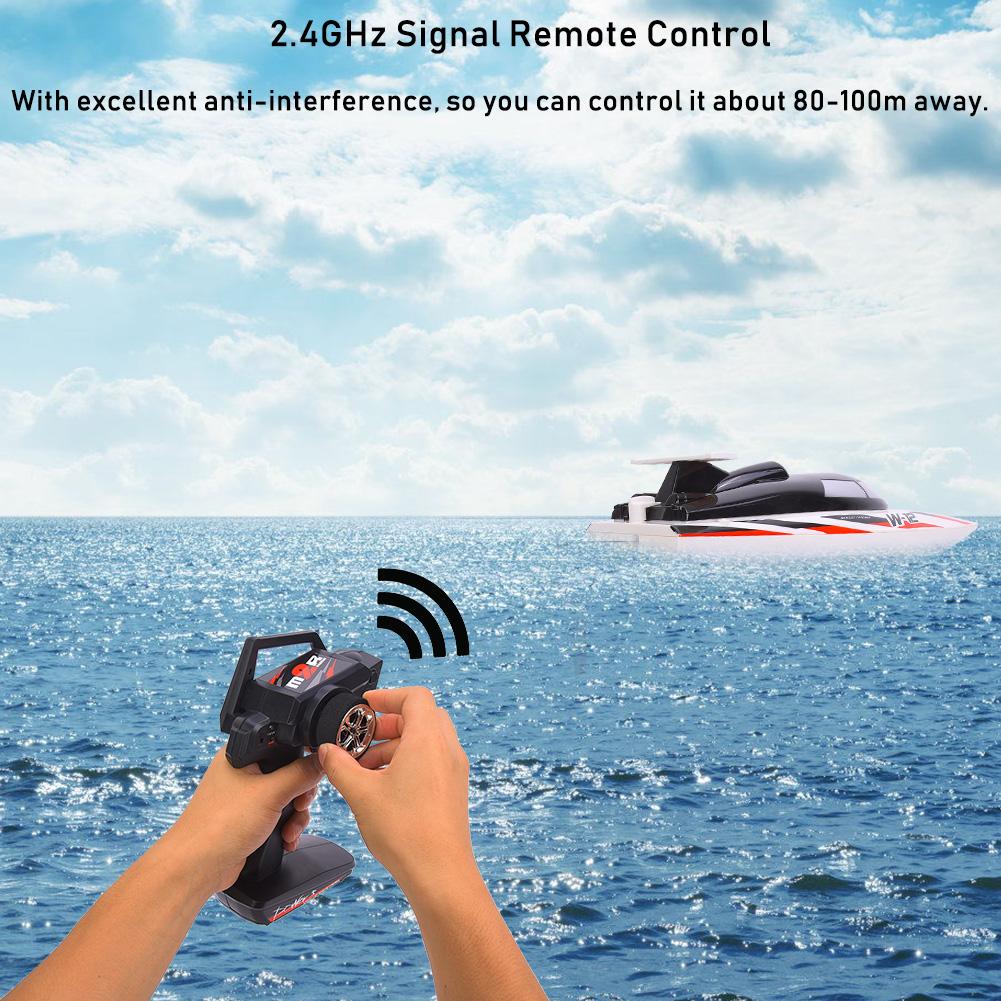 High Simulation Remote Control Ship Model Wireless High Speed 2.4G RC Boat for WLtoys WL912 A