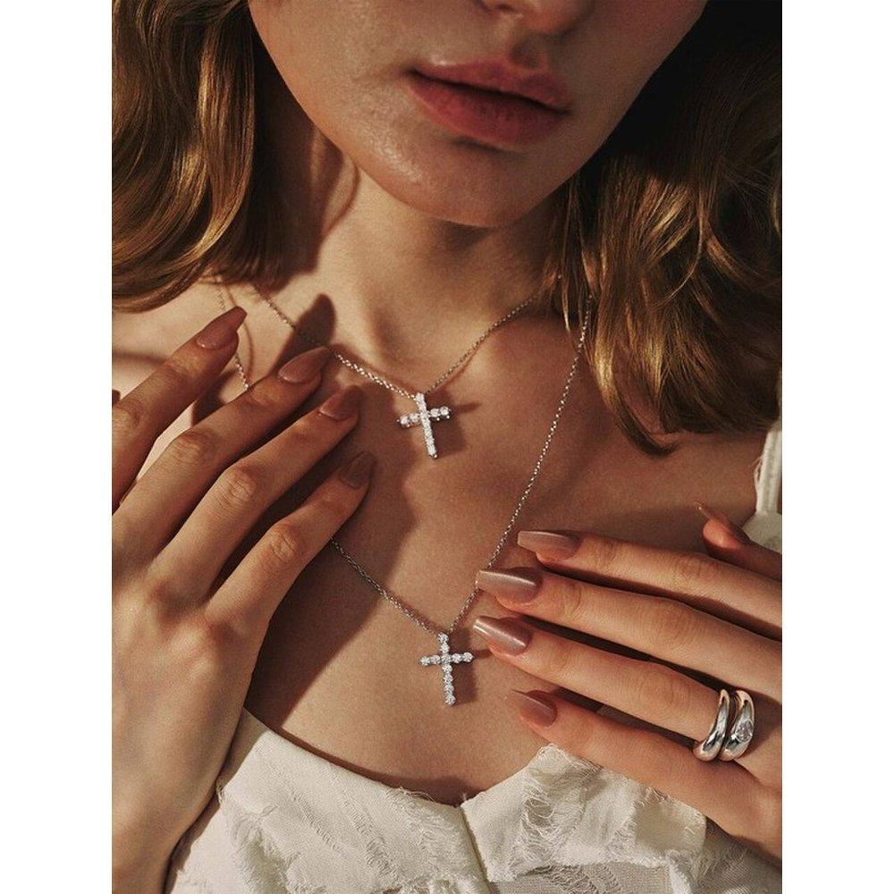 Long Cross Necklace 50-55Cm
