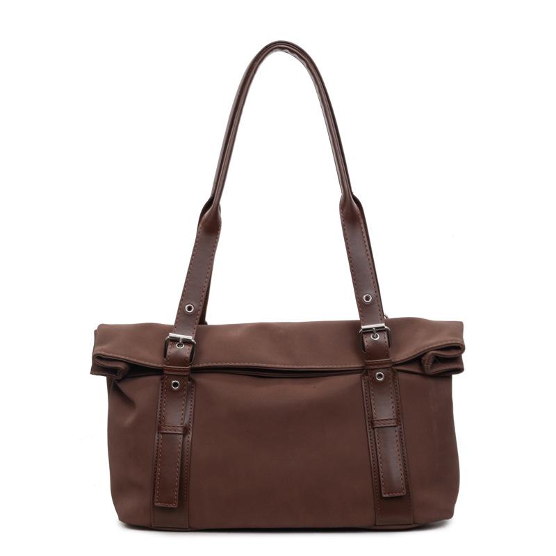 

Niche versatile commuter tote bag winter 2025 new simple shoulder armpit bag large capacity handbag