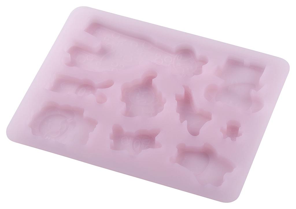 Kai Corporation Silicone Chocolate Tabekko Animals Molds,