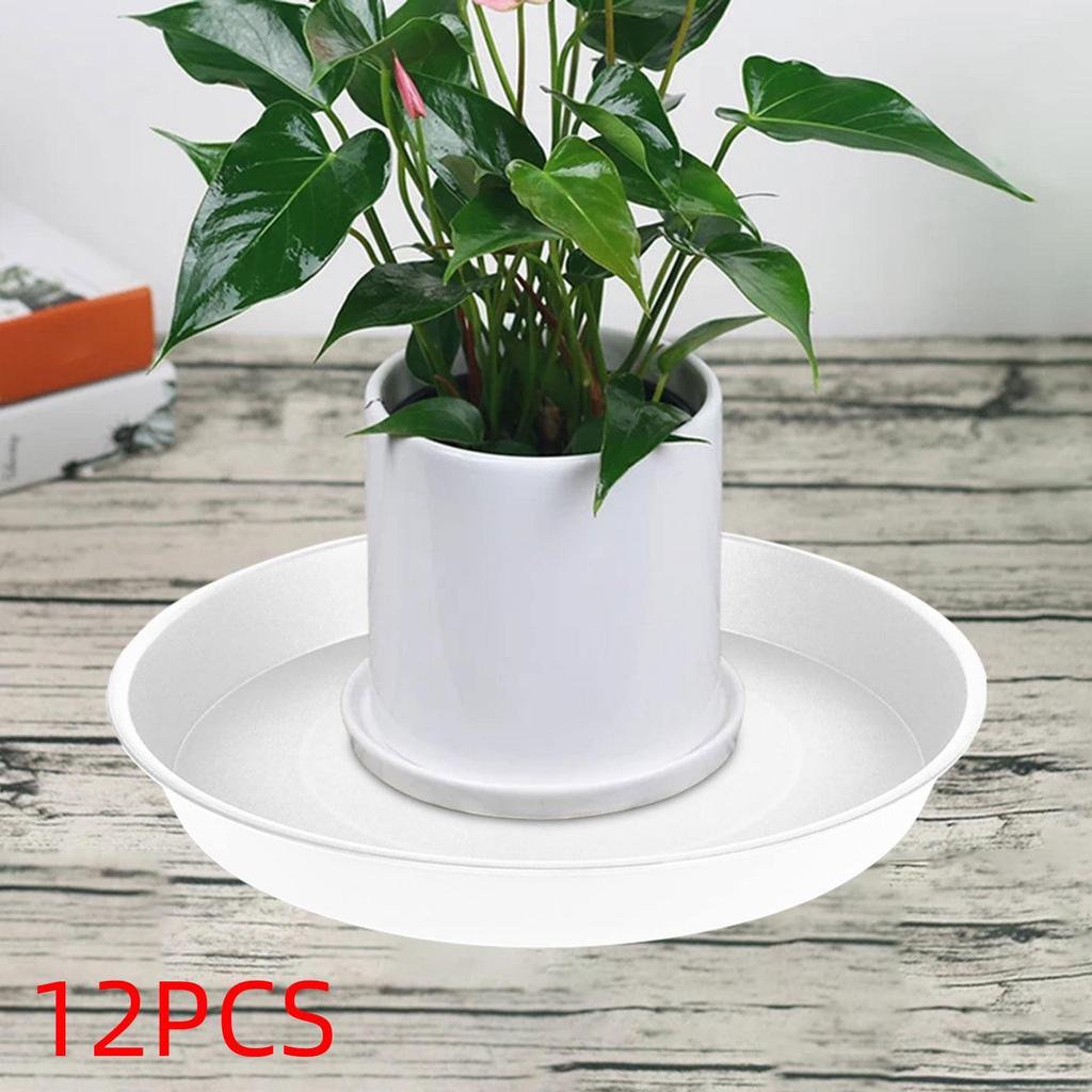 Round Plant Saucer for Pots 11.81 Inch Water Drip Tray Movable Heavy Duty Base for Indoor Outdoor Flower Planter