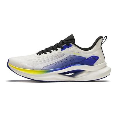 Malla de Control de Viento Cómodos para Desplazarse Absorción de Impactos Ligeros Transpirables Zapatillas de Running de Caña Baja Zapatilla Hombre Blanco Azul Negro 912425506-2