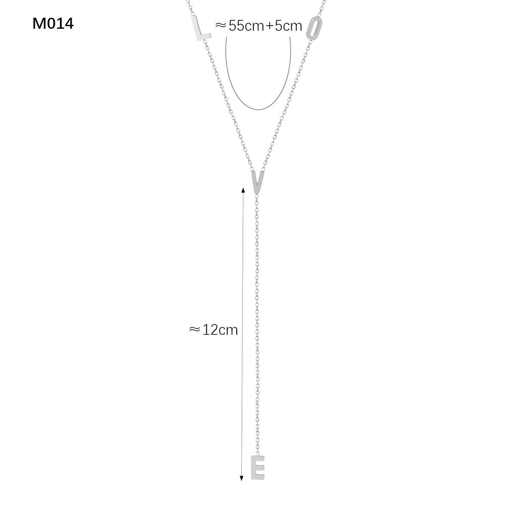 Multi Models Long Tassel Necklaces In Stainless Steel With 18k Gold Plated Waterproof Non Tarnish Chains Necklace For Women