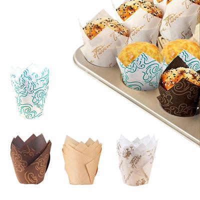 Tulip Baking Cups Muffin Cups Cupcake Liners Muffin Cases Muffin Liners Baking Cases Baking Paper for Coffee Shop