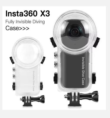 2025 Invisible Dive Case For Insta360 X3 Waterproof Protector 2023 New For Insta 360 X3 Underwater 50M Diving Shell Accessories