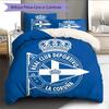 Poster Depor Set Copripiumino Copripiumino Federa Decorazione Casa Regalo di Compleanno (1 * copripiumino + 2 * federa, senza nucleo)