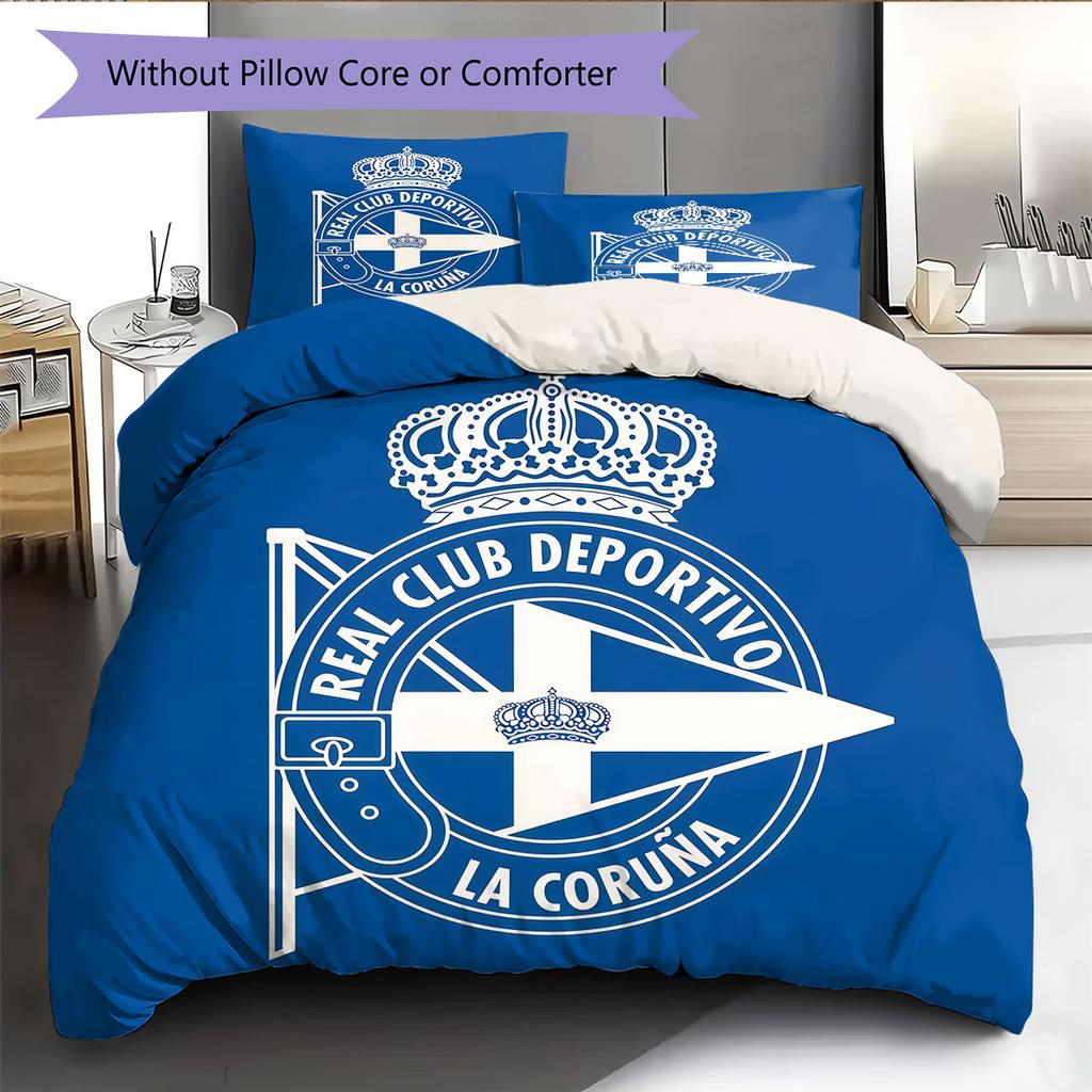 Poster Depor Set Copripiumino Copripiumino Federa Decorazione Casa Regalo di Compleanno (1 * copripiumino + 2 * federa, senza nucleo)