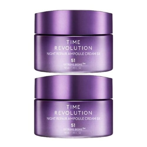 

[MISSHA] Time Revolution Ночной восстанавливающий ампульный крем 5X (5-е поколение) 50 мл х 2