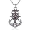 Chiba Retro-Bootsanker-Halskette für Herren, modischer und dominanter Trend, Piratenanhänger, hängendes Zubehör