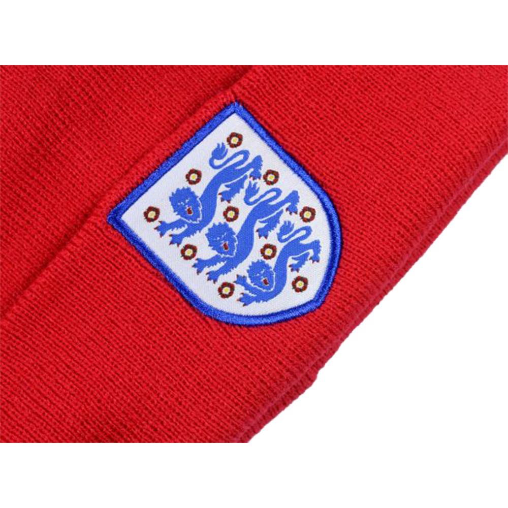 England FA Unisex Adult Bobble Knitted Beanie