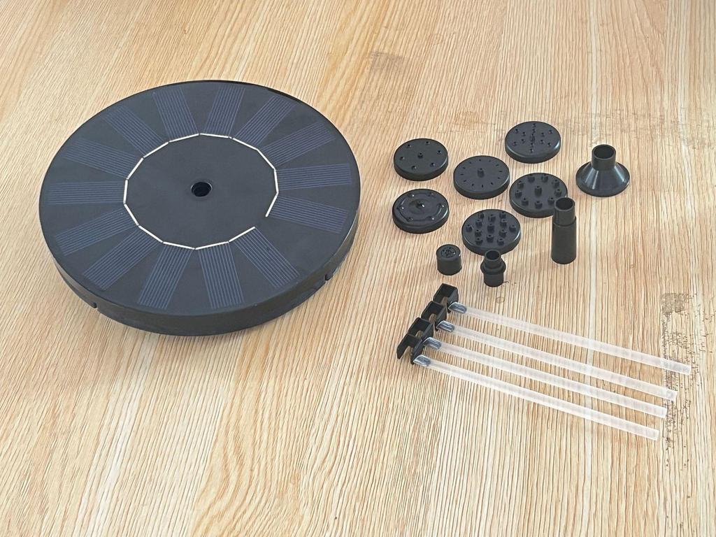 High-Power Solar Floating Pond Fountain for Oxygenation