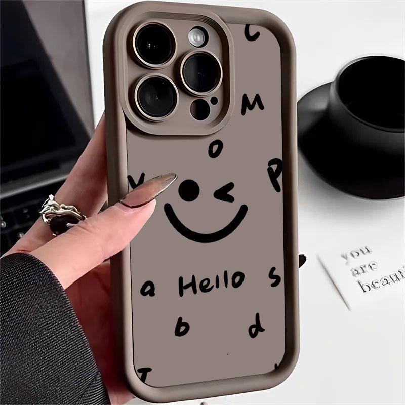 Smiley Face Phone Case For Infinix Note 40 Pro Plus 40X 30 Pro /Note 12 G96 Case Shockproof Soft Silicone Protect Cover Bumper
