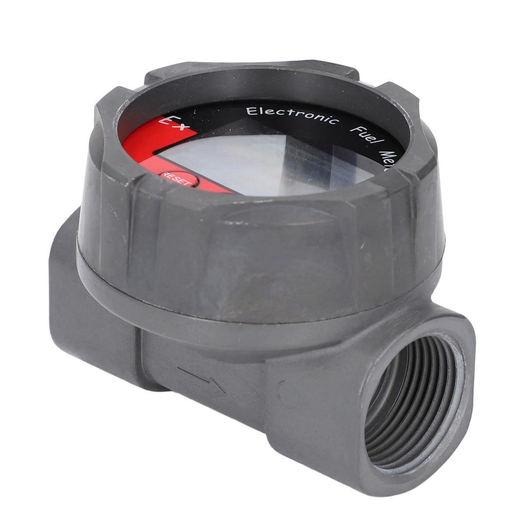 Electronic Fuel Meter Digital LCD Display Turbine Fuel Flow Gauge 1in High Accuracy 20MPa MWP